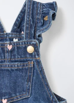 Salopette in denim misto cotone Fit Regular bimba