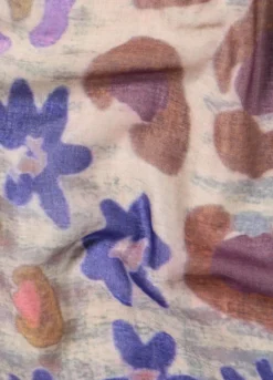Sciarpa con stampa donna