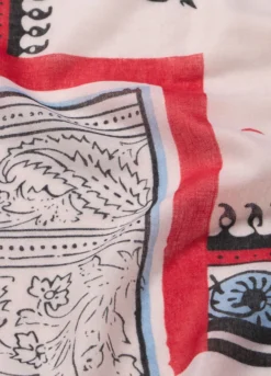 Sciarpa con stampa donna
