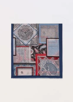 Sciarpa con stampa donna