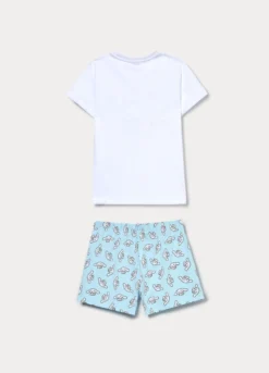 Set pigiama corto Cinnamoroll in jersey di puro cotone ragazza