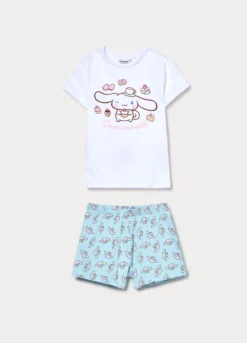 Set pigiama corto Cinnamoroll in jersey di puro cotone ragazza