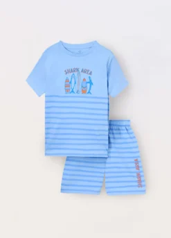Set pigiama corto in puro cotone bambino