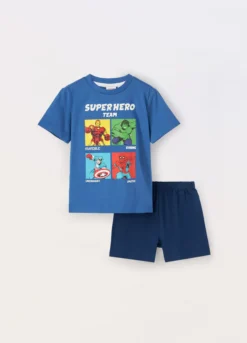 Set pigiama corto Marvel bambino
