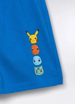 Set pigiama corto Pokémon in jersey di puro cotone bambino
