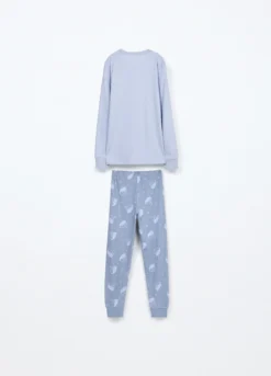 Set pigiama in interlock di puro cotone ragazza