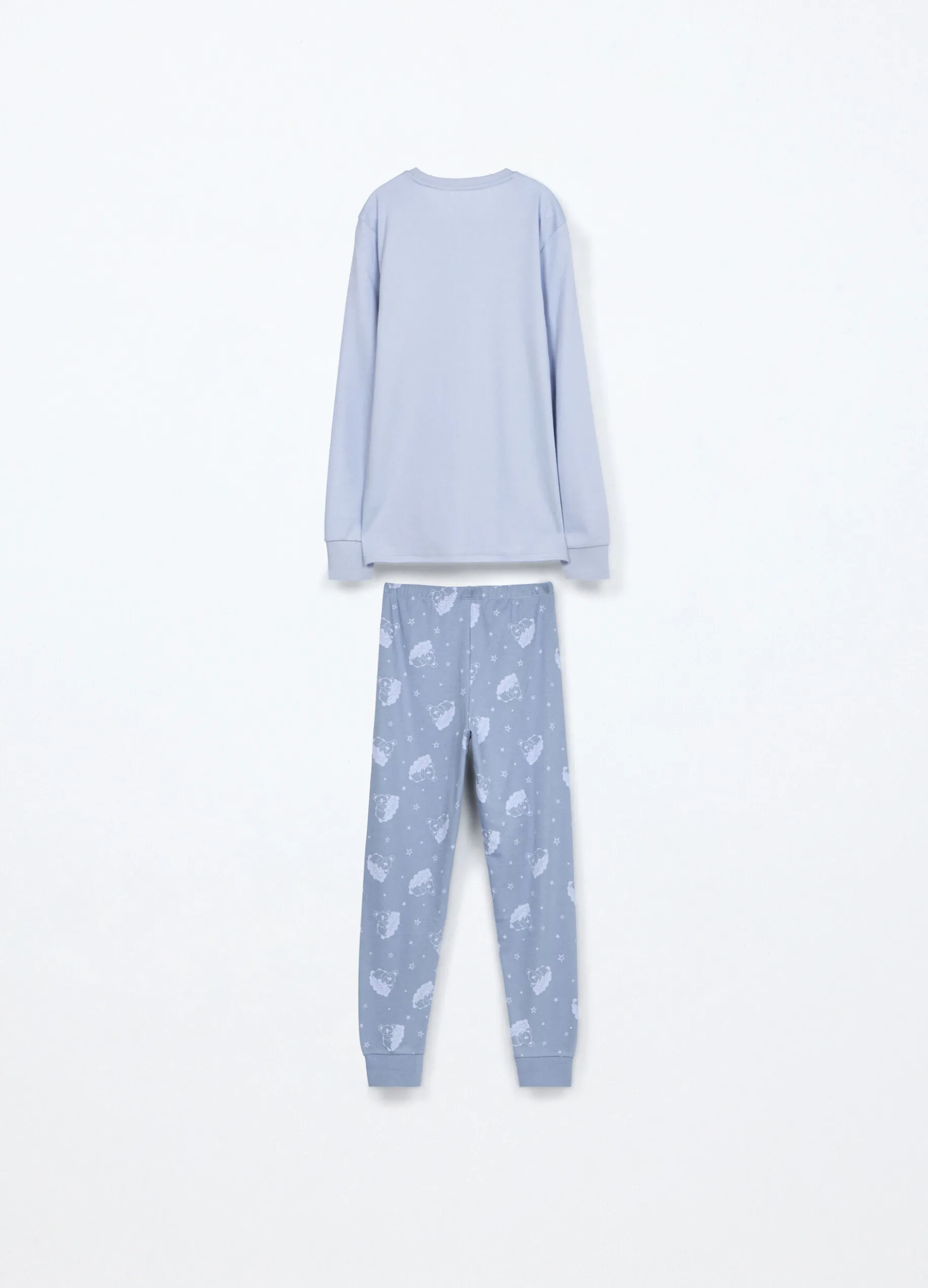 Set pigiama in interlock di puro cotone ragazza