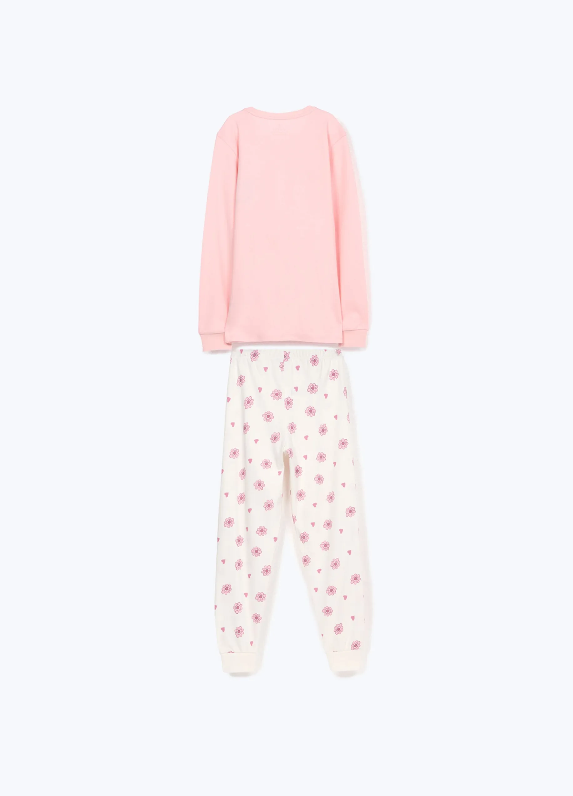 Set pigiama in interlock di puro cotone ragazza