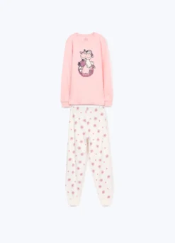 Set pigiama in interlock di puro cotone ragazza
