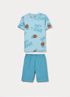 Set pigiama in jersey di puro cotone bambino
