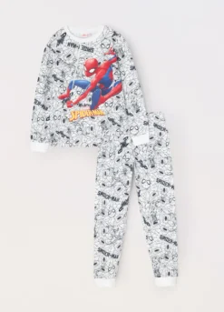 Set pigiama in jersey di puro cotone bambino Spider-Man