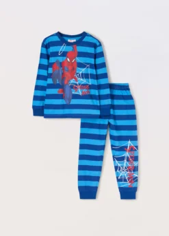Set pigiama in jersey di puro cotone bambino Spider-Man