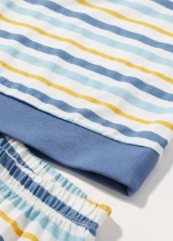 Set pigiama lungo a righe bambino