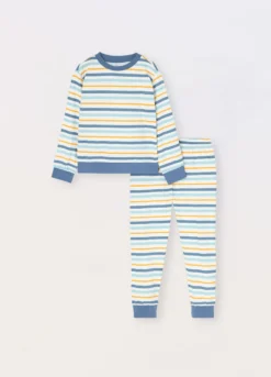 Set pigiama lungo a righe bambino