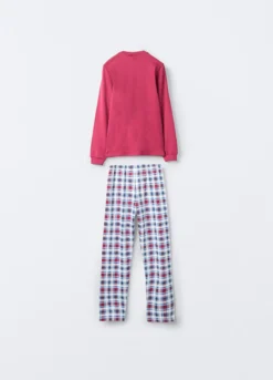 Set pigiama lungo Disney in interlock di puro cotone ragazza