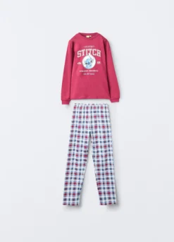 Set pigiama lungo Disney in interlock di puro cotone ragazza