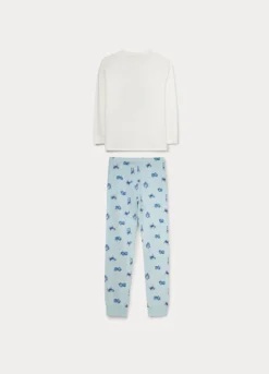 Set pigiama lungo Disney in jersey di puro cotone ragazza