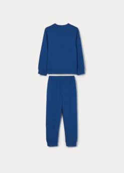 Set pigiama lungo in jersey di puro cotone bambino