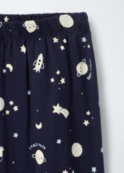 Set pigiama lungo in jersey di puro cotone bambino