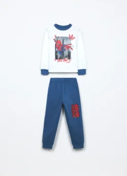 Set pigiama lungo in jersey di puro cotone bambino