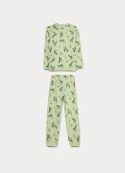 Set pigiama lungo in jersey di puro cotone bambino