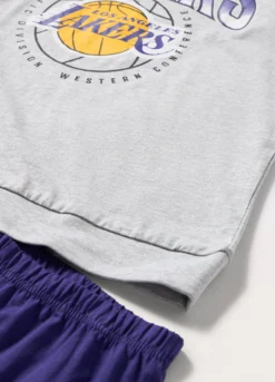 Set pigiama lungo NBA in cotone ragazzo