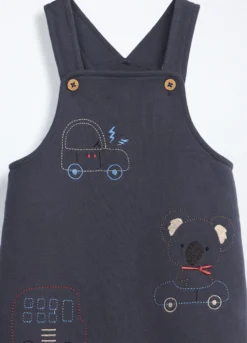 Set in puro cotone fleece neonato