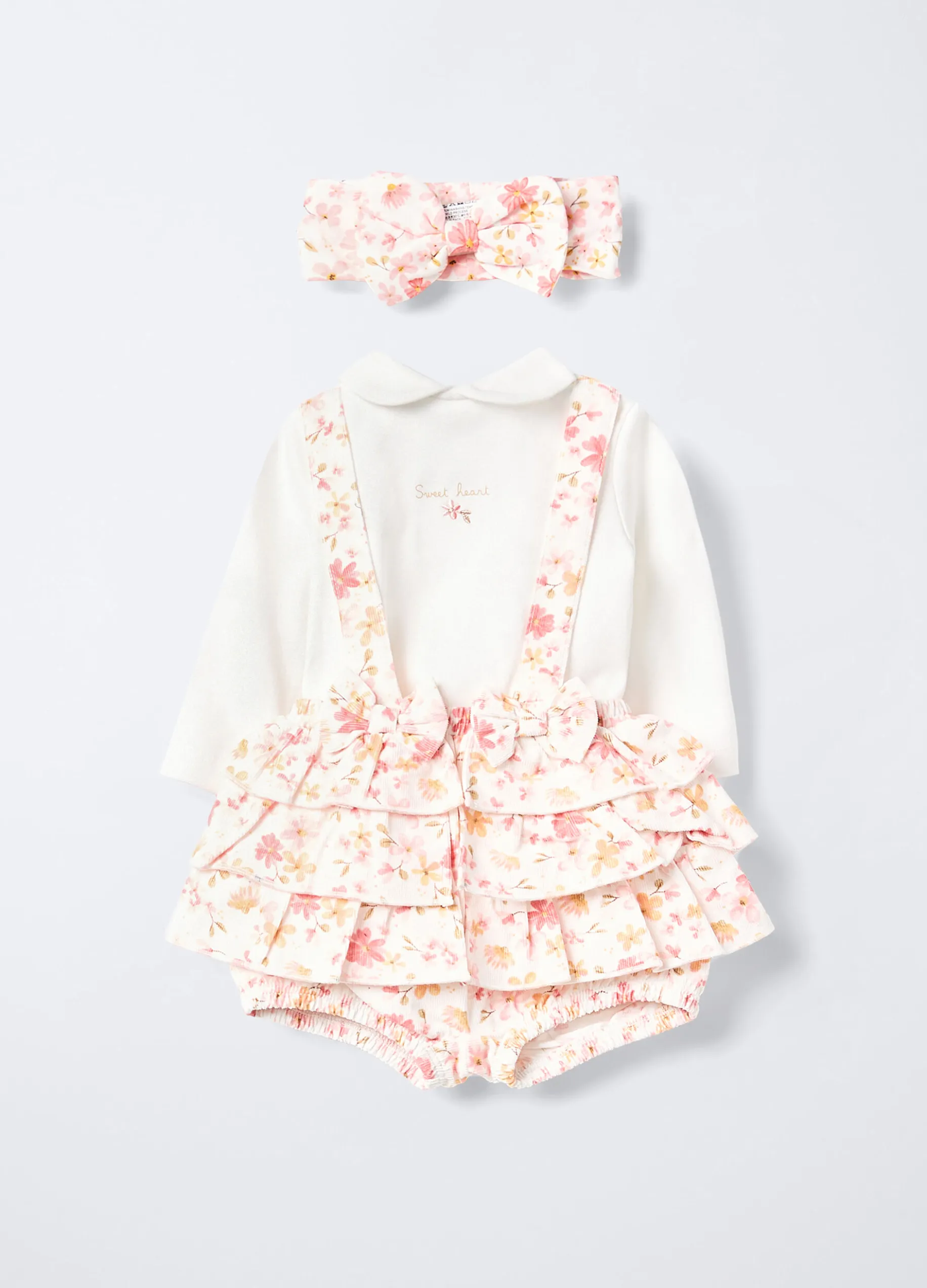 Set in puro cotone neonata