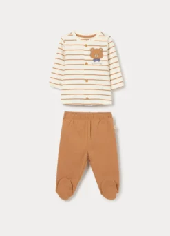 Set in puro cotone neonato