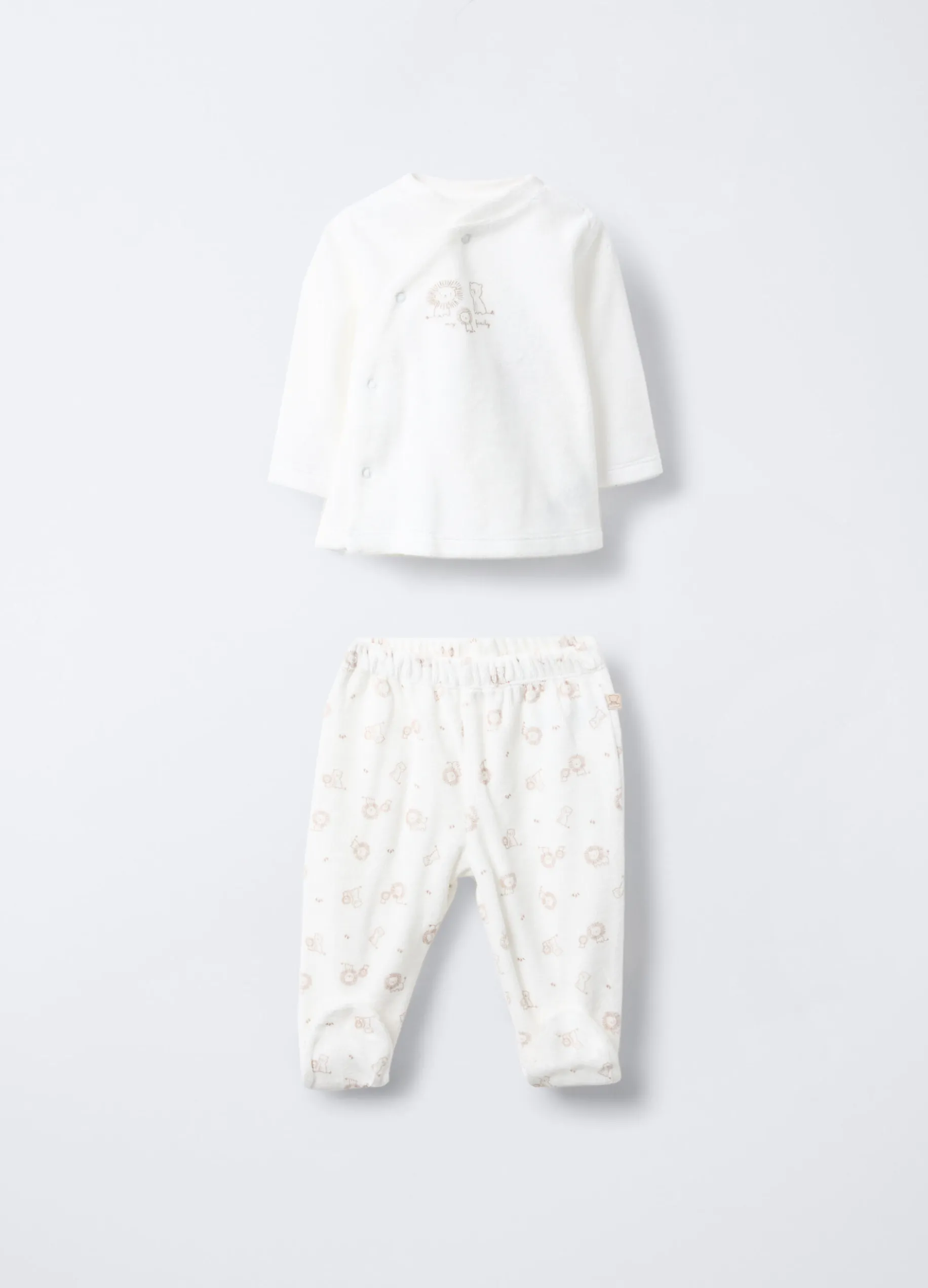 Set misto cotone velour