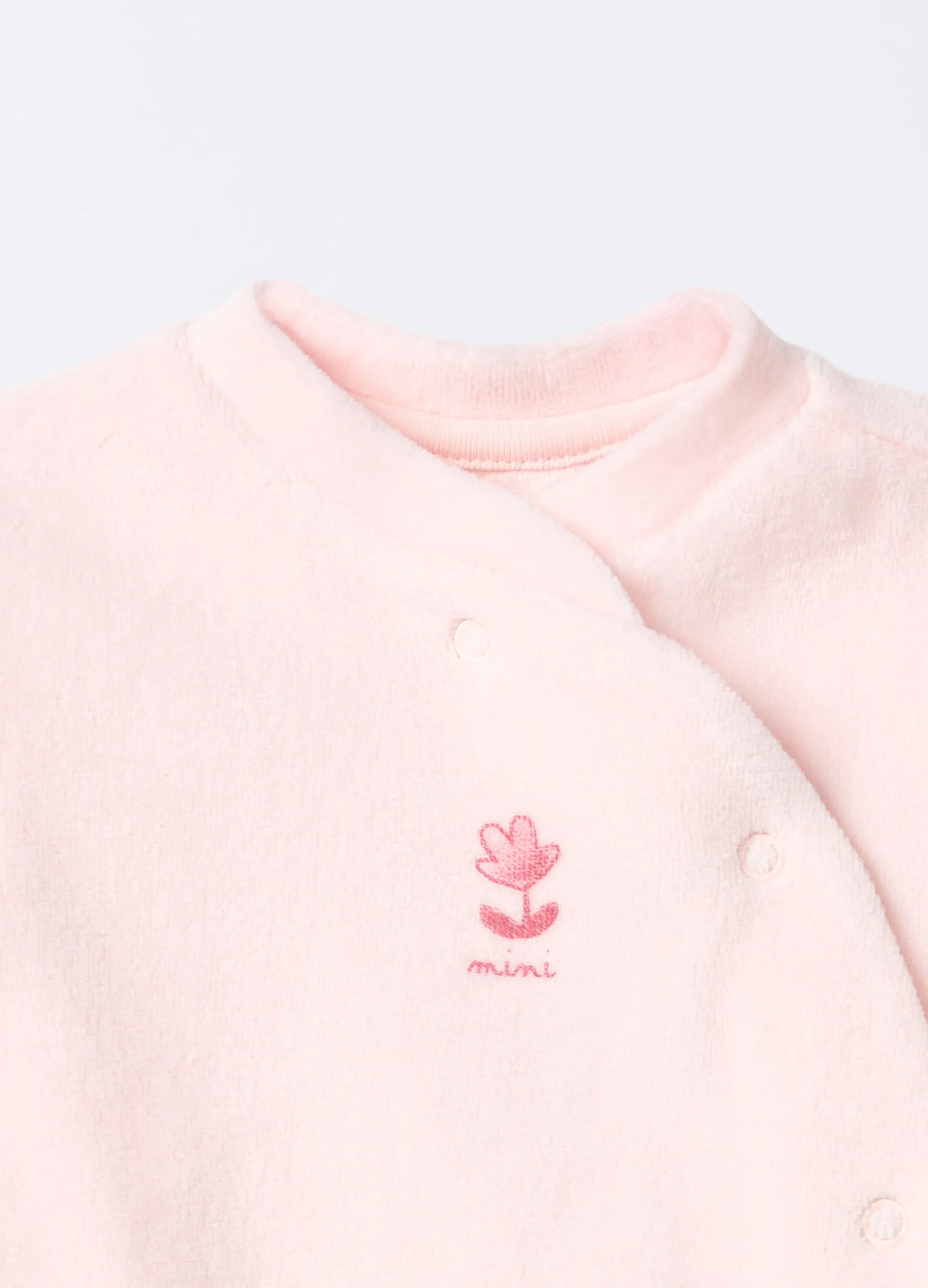 Set misto cotone velour neonata