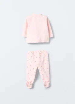 Set misto cotone velour neonata