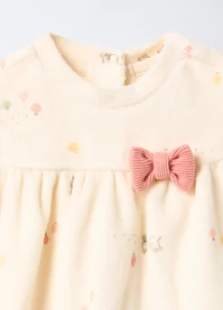 Set misto cotone velour neonata