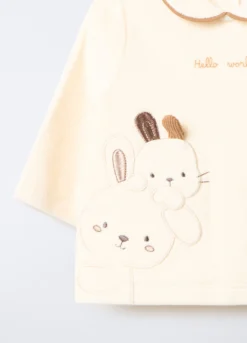 Set misto cotone velour neonato