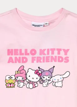 Set pigiama corto Hello Kitty in jersey di puro cotone bambina