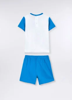 Set pigiama corto Sonic in jersey di puro cotone