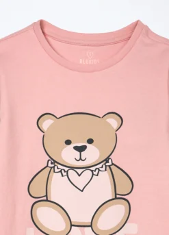 Set pigiama in interlock di puro cotone bambina