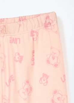 Set pigiama in interlock di puro cotone bambina