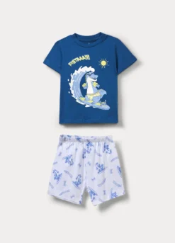 Set pigiama in jersey di puro cotone