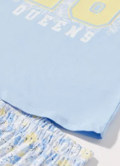 Set pigiama in jersey di puro cotone bambina