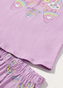 Set pigiama in jersey di puro cotone bambina