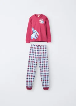 Set pigiama lungo Disney in interlock di puro cotone bambina