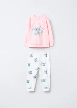 Set pigiama lungo Disney in jersey di puro cotone