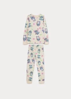 Set pigiama lungo Disney in jersey di puro cotone bambina