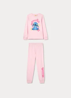 Set pigiama lungo Disney in jersey di puro cotone bambina