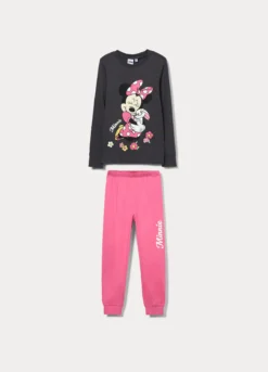 Set pigiama lungo Disney in jersey di puro cotone bambina