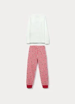 Set pigiama lungo Hello Kitty in jersey di puro cotone bambina