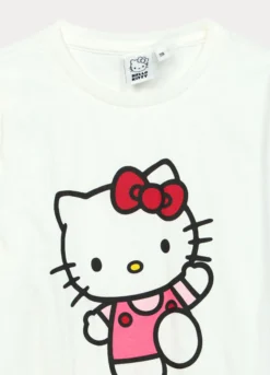 Set pigiama lungo Hello Kitty in jersey di puro cotone bambina