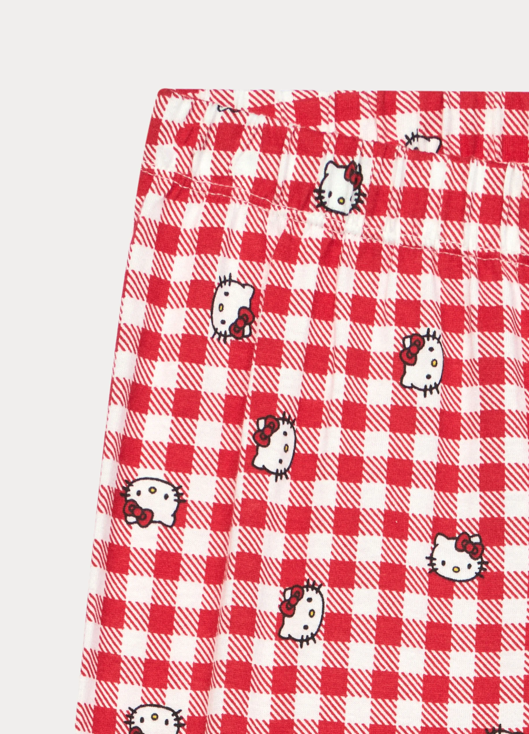 Set pigiama lungo Hello Kitty in jersey di puro cotone bambina