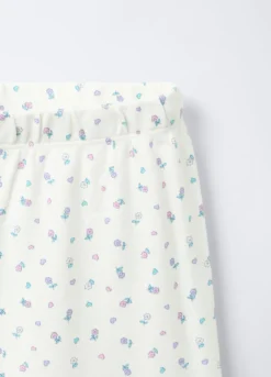 Set pigiama lungo in interlock di puro cotone bambina